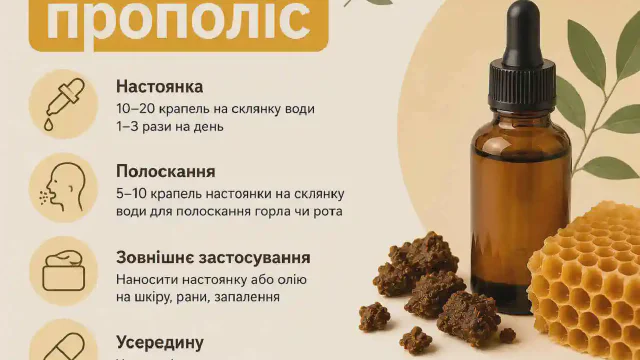 Як правильно вживати прополіс️