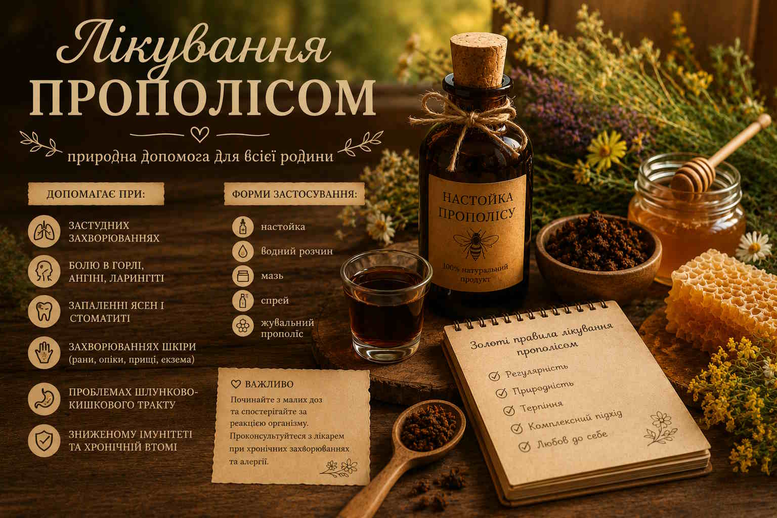 Лікування прополісом