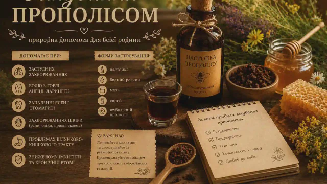 Лікування прополісом