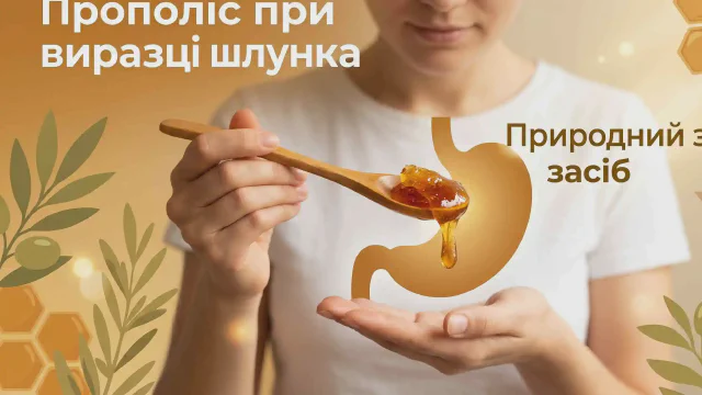 Прополіс при виразці шлунка