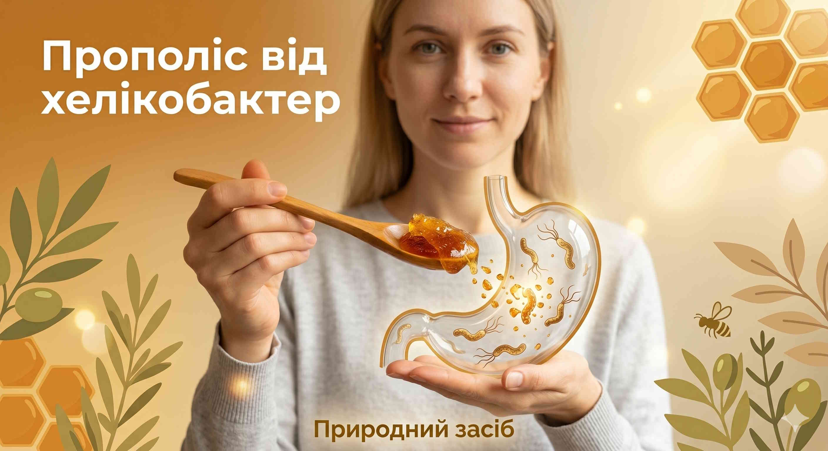Прополіс від хелікобактер: що відомо про використання прополісу