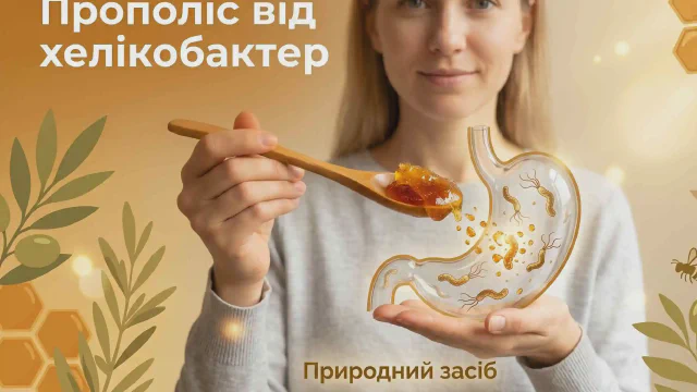 Прополіс від хелікобактер: що відомо про використання прополісу