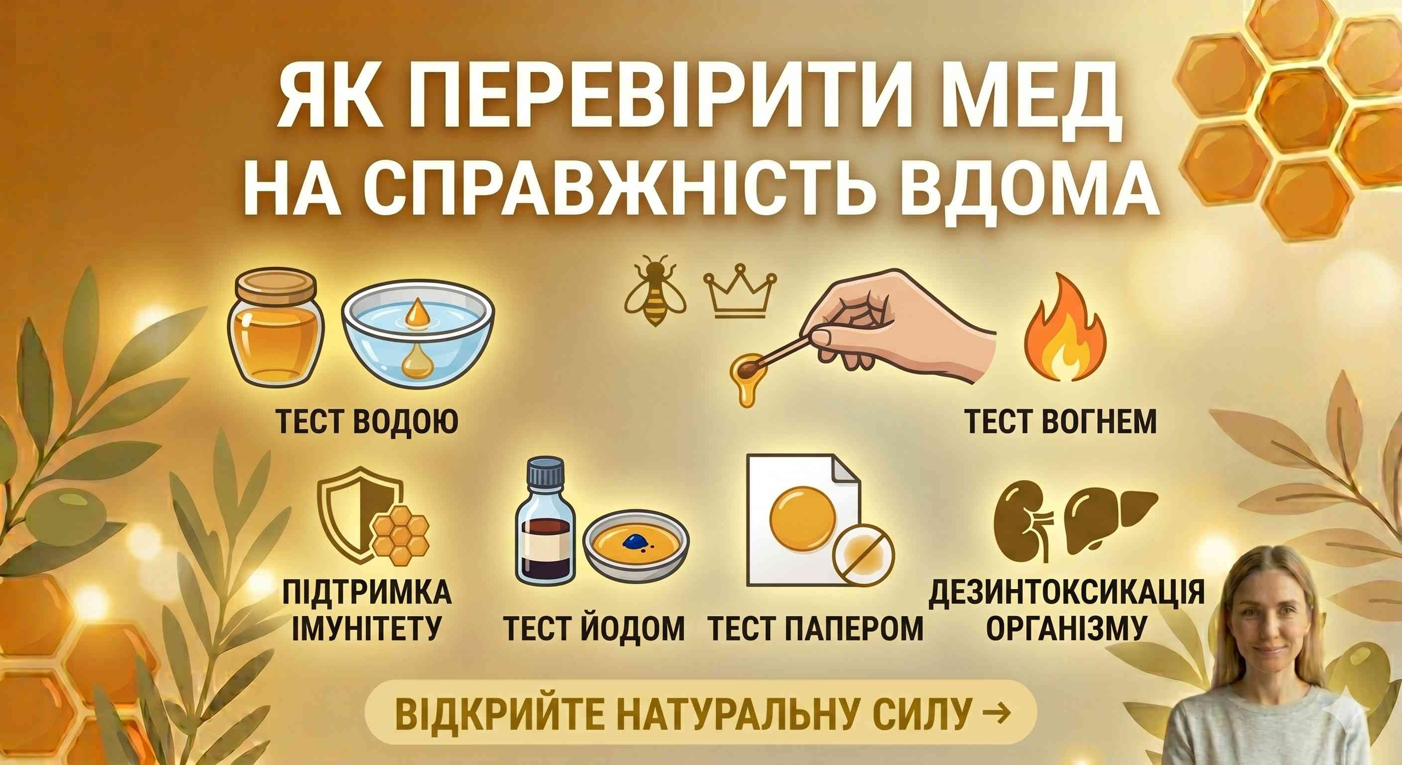 Як перевірити мед на справжність вдома: 5 простих способів
