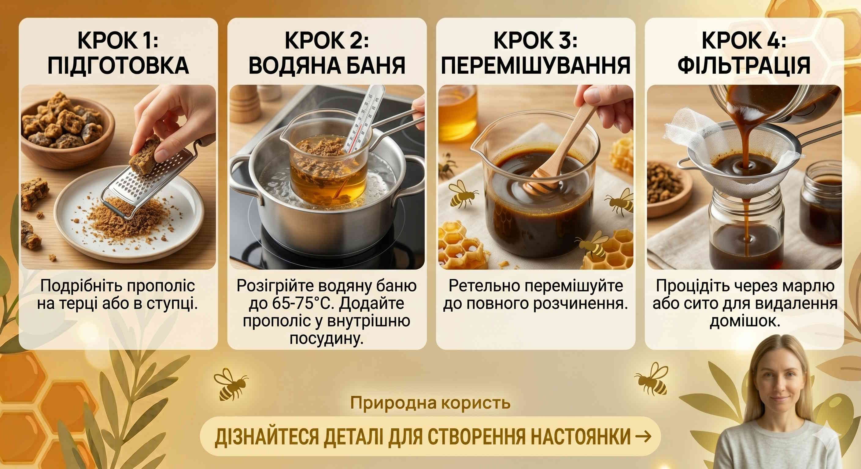 Як розтопити прополіс в домашніх умовах: правильні методи та температури