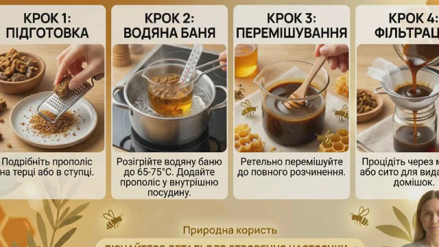 Як розтопити прополіс в домашніх умовах: правильні методи та температури