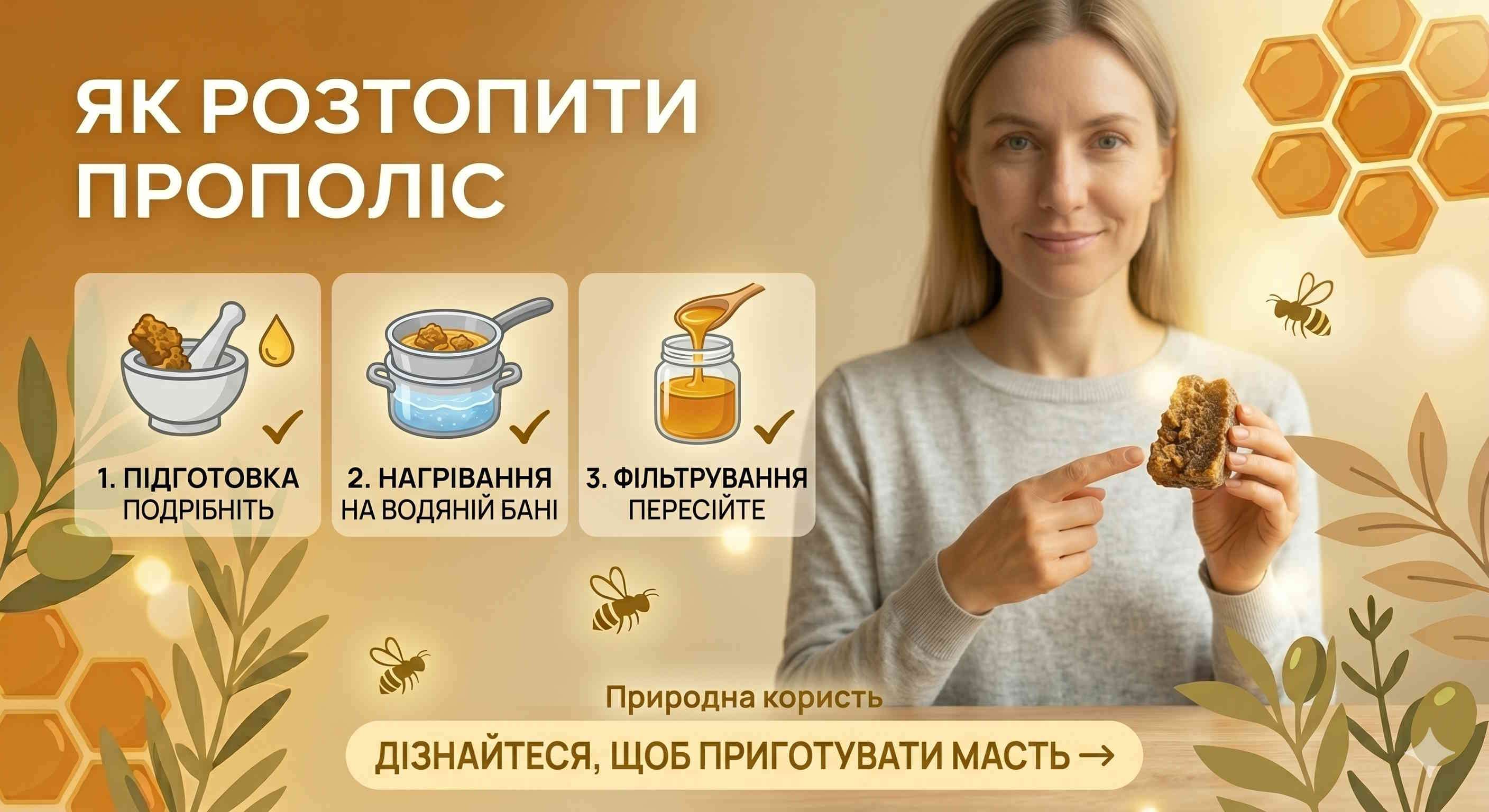 Як розтопити прополіс в домашніх умовах: правильні методи та температури