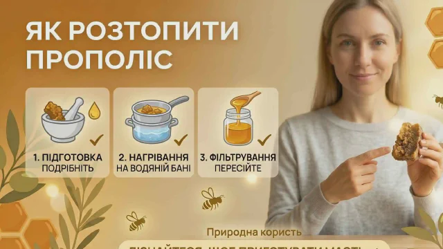 Як розтопити прополіс в домашніх умовах: правильні методи та температури